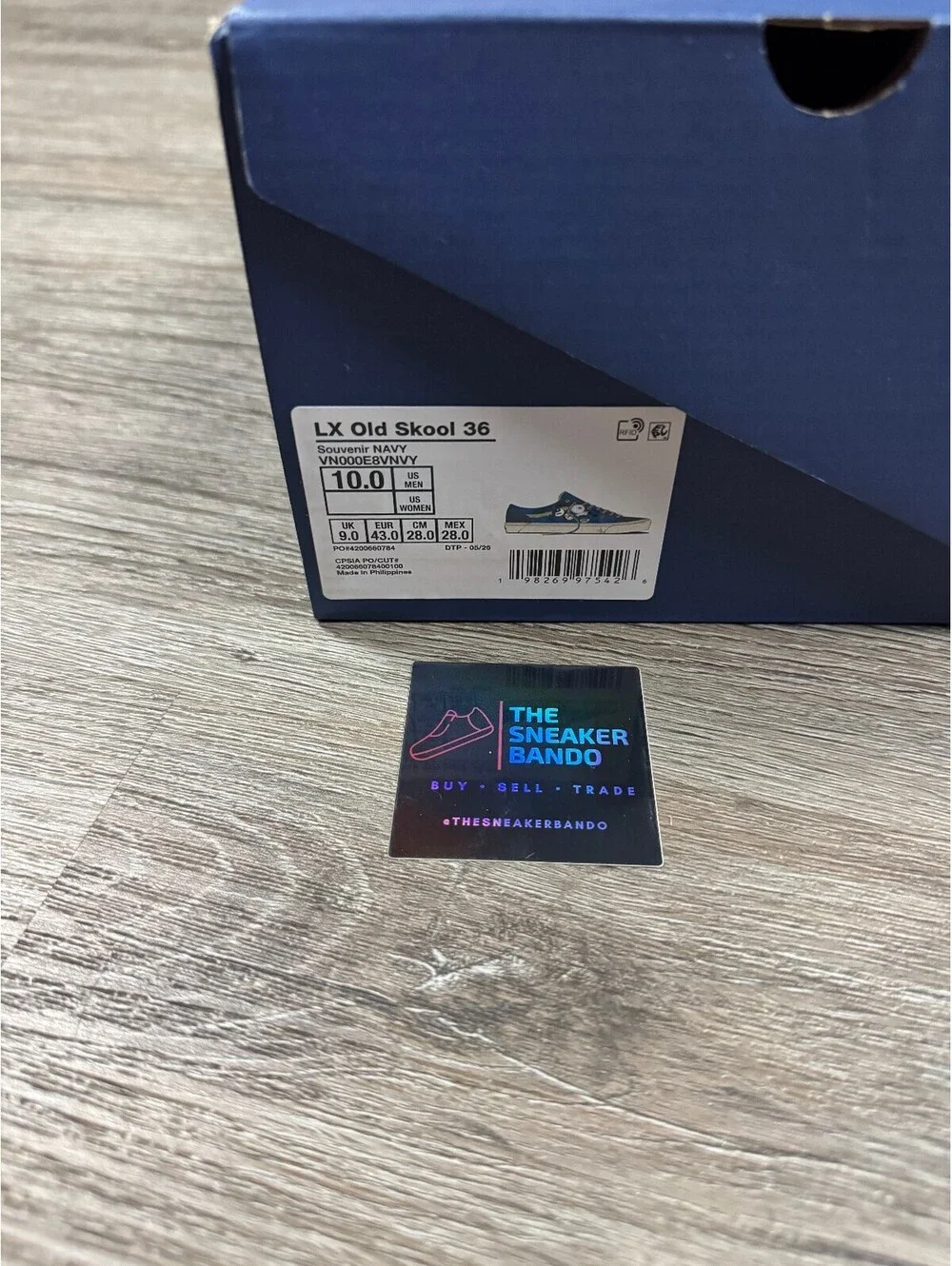 Size 10 - Vans Old Skool 36 Souvenir Navy